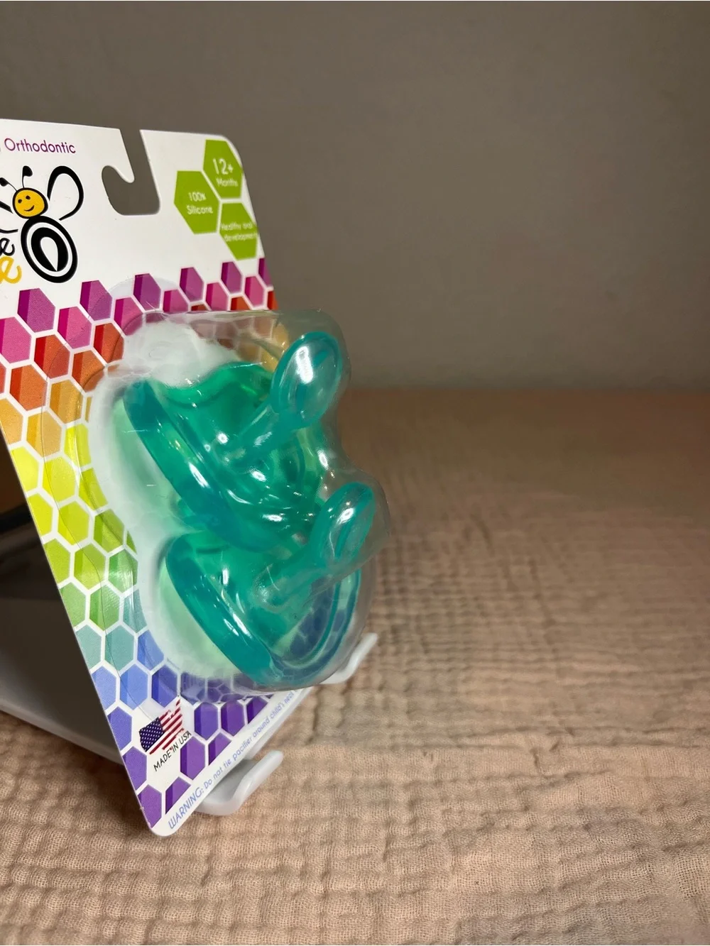 Calming Orthodontic Pacifier - Teal